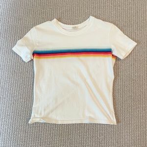 NWOT John Galt Rainbow Tee